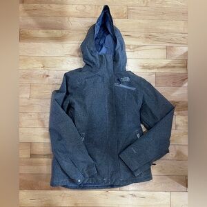 North Face Woman’s Grey Medium Jacket (like new)! 2 jackets in one!